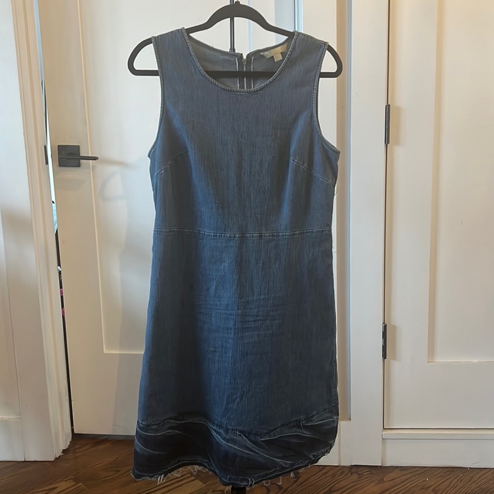 Denim A-Line Shift Dress